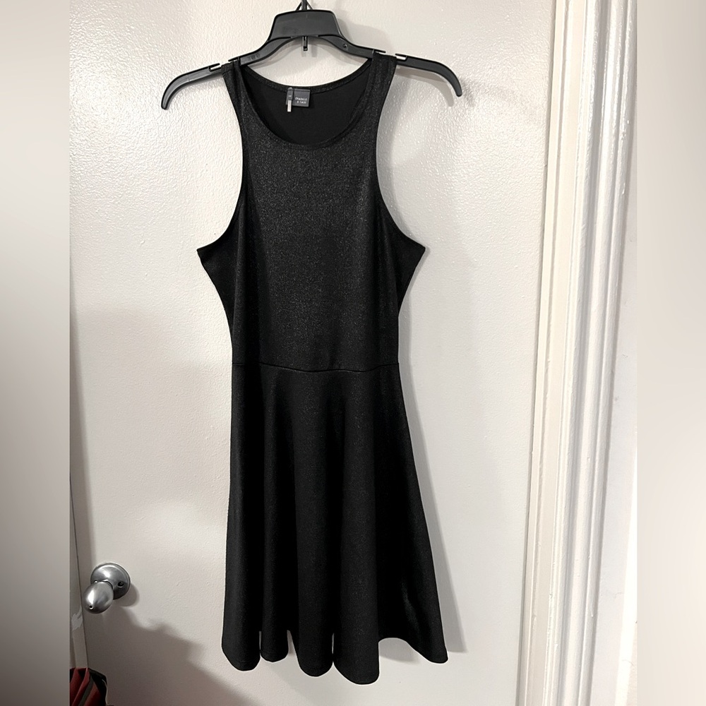 Sparkle & Fade Black Mini Dress